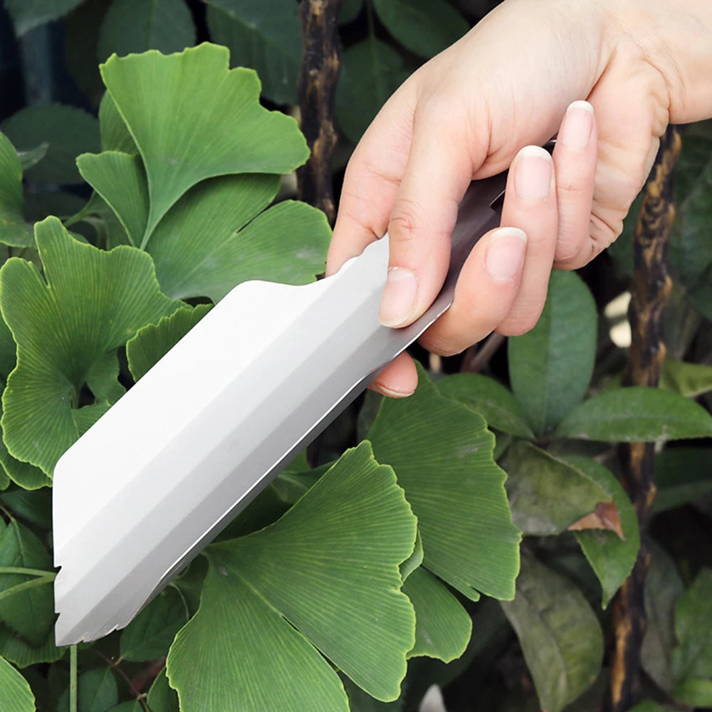 Titanium Garden Hand Shovel Hand Tool Shovel Outdoor Camping Hiking Backpacking Trowel with Clip Garden Hand Shovel