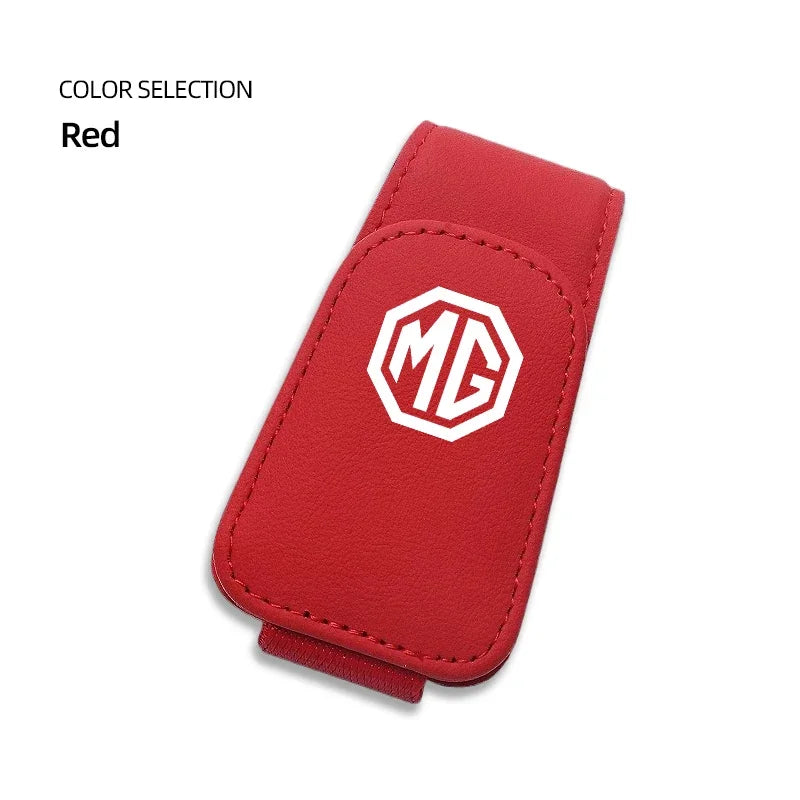 Car Interior Glasses Storage Clip Visor ID Card Holder Bracket For MG MG4 EV Cyberster ZS ES5 HS ONE MG5 MG6 MG7