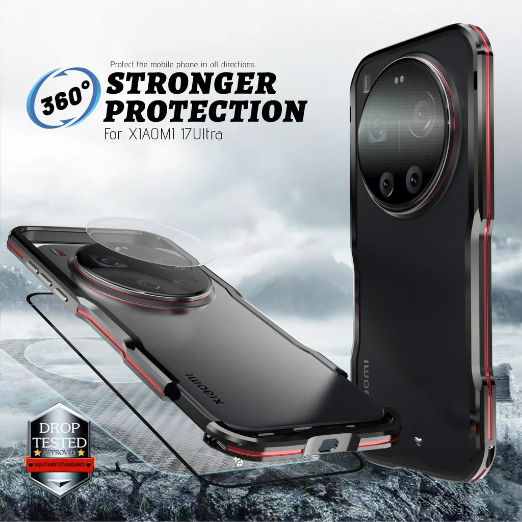 Luxury Original Metal Bumper Case For Xiaomi 17 Ultra Alloy Frame Xiaomi 15 Ultra 15 Pro Light Weight Aluminum Shockproof Cover
