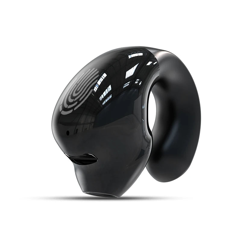 TWS Wireless Bluetooth Headphones Bone Conduction Headset HiFi Stereo Music Ear Clip on Ear Earring Sports Earbuds With Mic