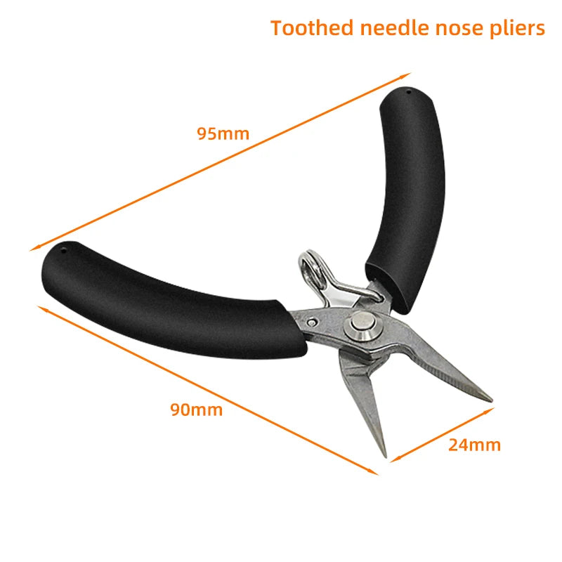 1pcs Mini Needle Nose Pliers Jewelry Accessories/Small Portable/DIY Making/Multi Shapes/Cutter Pliers For Handmade DIY Tools