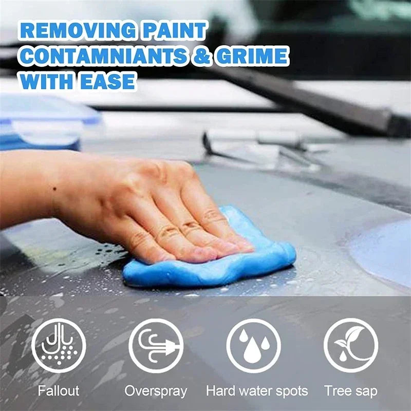 Blue Car Detailing Cleaning Magic Clay Bar Auto Paint Maintenance Tools Premium Grade Material 100G 180G Car Washing Mud Amagi