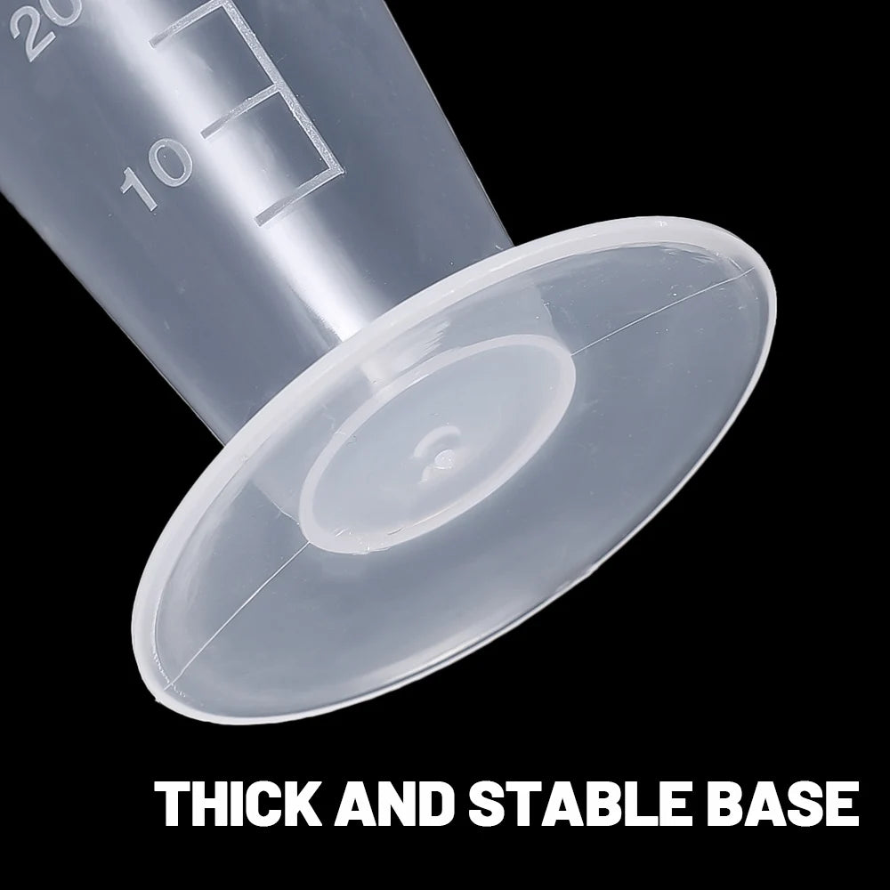 100/50ML Triangular Measuring Cup with Scale Transparent Plastic Graduated Cylinder Pour Spout Liquid Container Kitchen Bar Tool