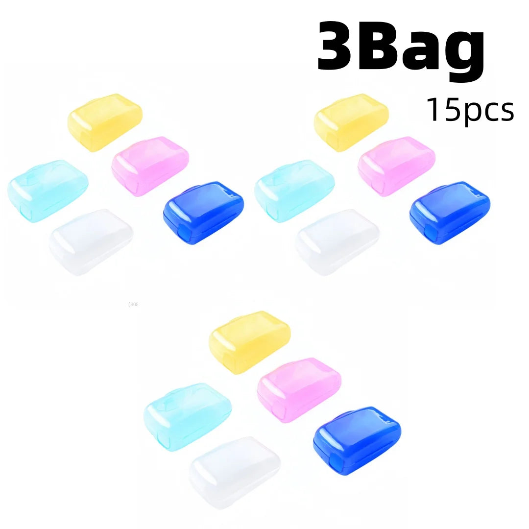 YS00269(1)-Household & Travel Toothbrush Storage Clip - Dustproof Protective Cap, Head Cover & Storage Case