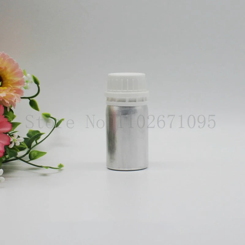 5 10 30pcs/lot Aluminum Bottle with Anti-theft Lid Essential Oil Bottle Cosmetics Container Refillable Travel Sub Bottles
