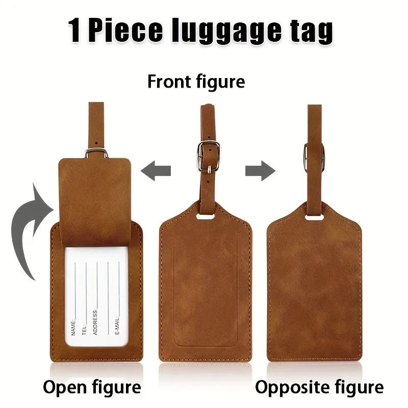 Luggage Tags for Suitcases Baggage Tags with Privacy Protection, Travel Essentials Luggage Accessories