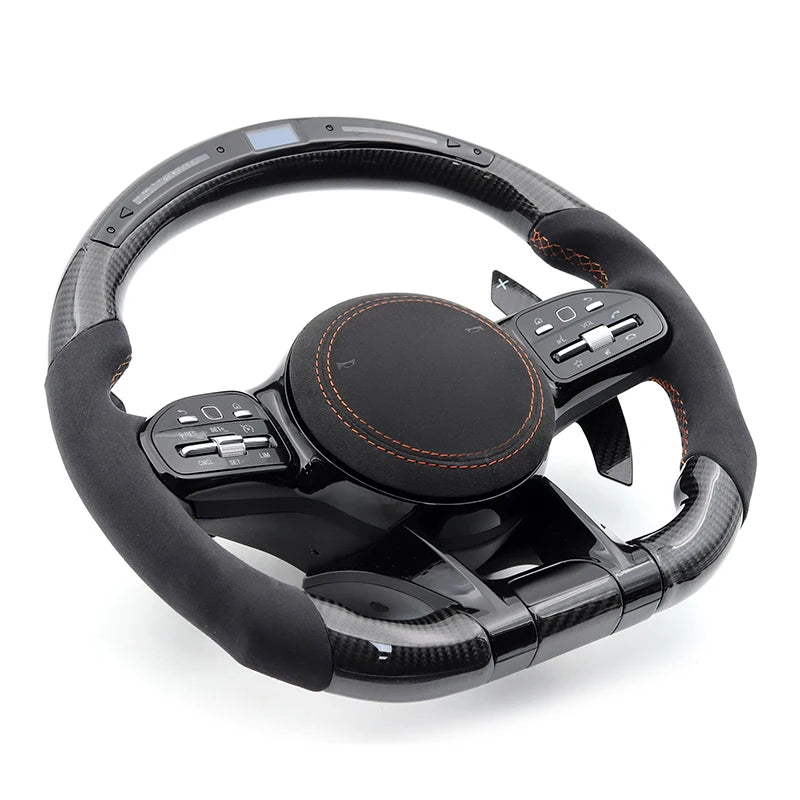 Sport LED Carbon Car Steering Wheel for Mercedes-Benz AMG w167 w177 w205 w206 w213 w217 w222 w223 x253 w290 w292 w463