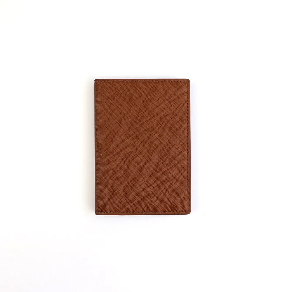 Customized letter PU leather passport holder ID protection case, loose change bank card storage bag, travel passport bag
