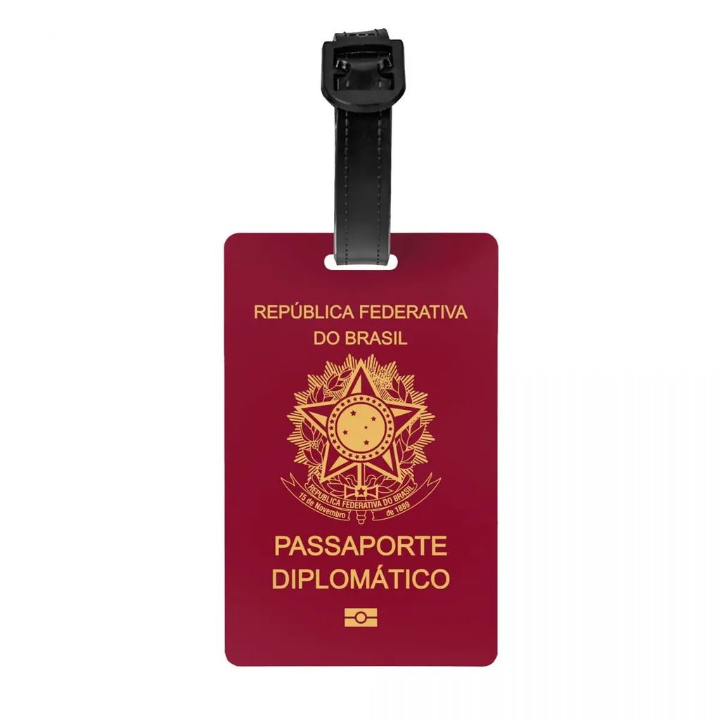 Custom Mexico Passport Luggage Tag With Name Card Privacy Cover ID Label for Travel Bag Suitcase