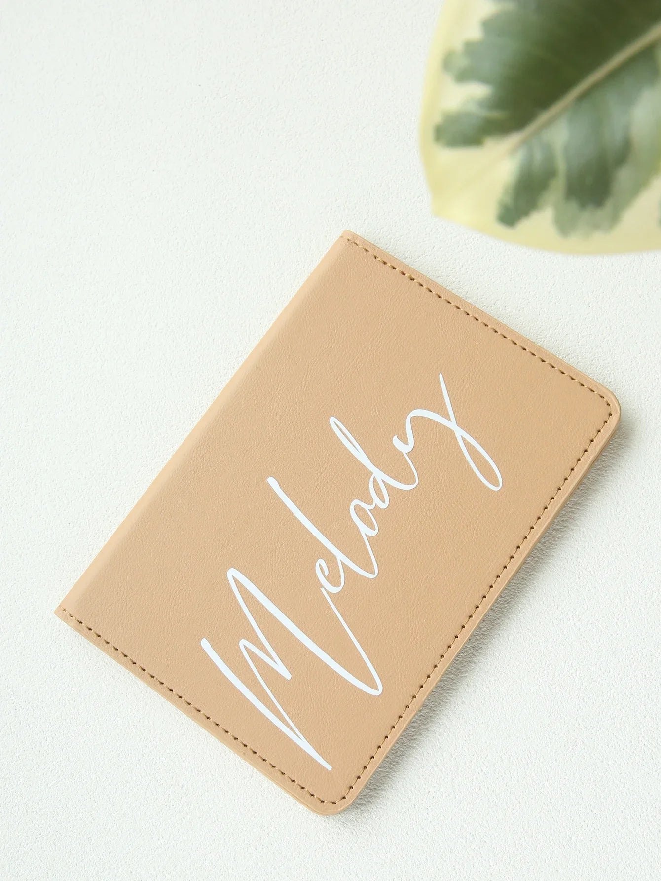 Custom Logo Passport Holder Personalized Travel Wallet Engraved Name Passport Cover Case Travel Essentials Card Holder Unique