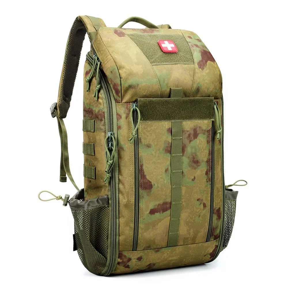 Outdoor Medical Backpack Tactical First Aid Kits Large Capacity Storage Bag Camping Mountaineering Backpack Emergency Bag