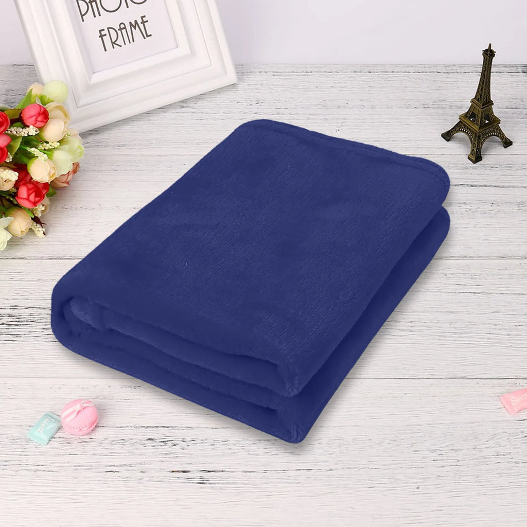 Plain Flannel Coral Blanket Small Fleece Sheet Super Warm Solid Micro Plush Fleece Blanket Throw Rug Sofa Bedding Supplies