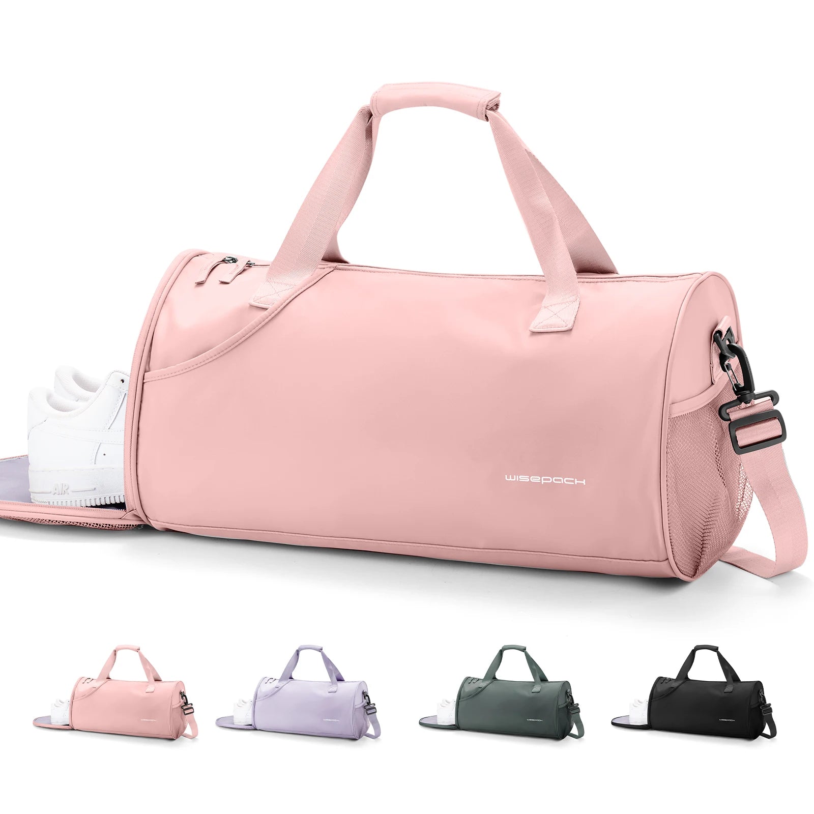 Versatile Daypack Gym Bag Yoga Crossbody Bag For Women Men, Sports Hiking Bag With Shoe Compartment Wet Clothes Compartment Bag