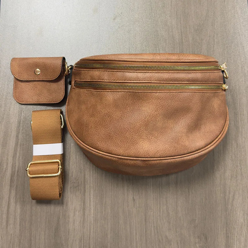 New checkered crossbody bag, shoulder bag, large-capacity shell bag