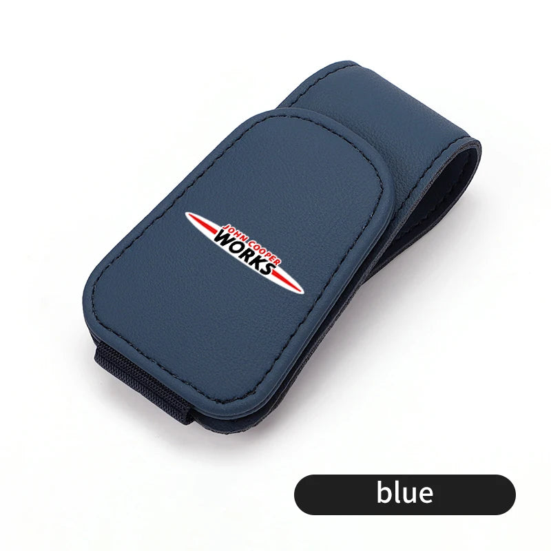 Magnetic Car Glasses Holder Sunshade Platep Card Ticket Clip For MINI Cooper Works R56 F56 R53 R60 Clubman JCW Countryman