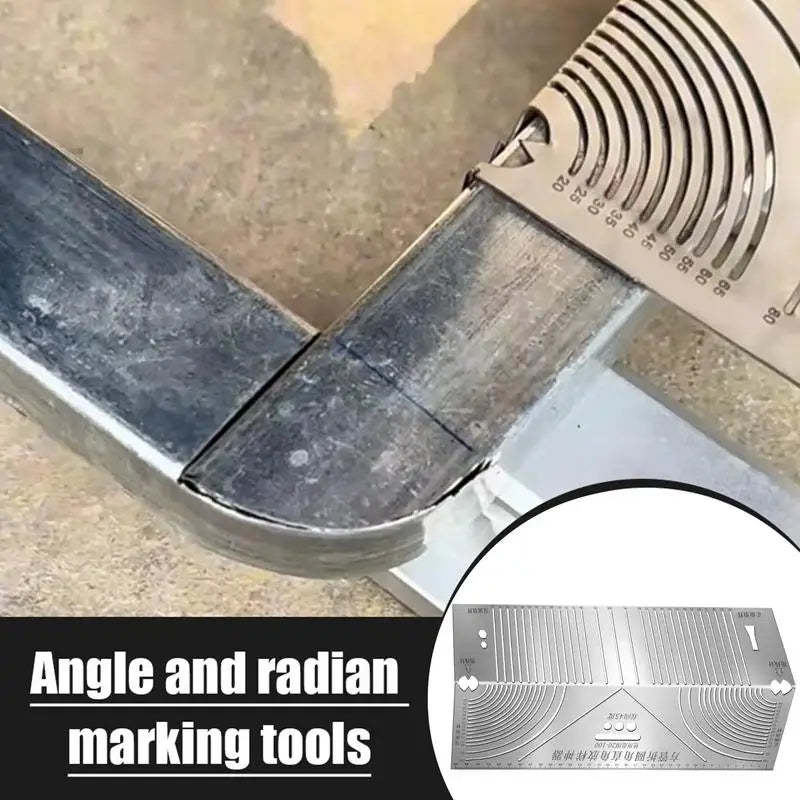 Precision-Flex Angle Arc Marking Tool Metal Fabrication Pipe Saddle Cutting Guide All In 1 Measuring For Welding Metalworking