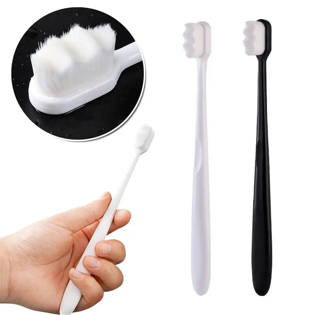 Ultra-fine Soft Toothbrush Million Nano Bristle Adult Care Dental Deep Brush Oral Teeth Travel Brush Cleaning Tool