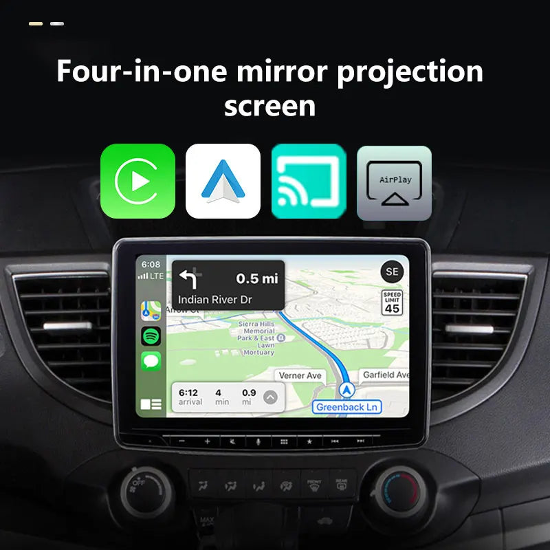 4 in 1 Wireless CarPlay Dongle Wireless Android Auto Adapter Car Intelligent Systems AI Smart Box For Car With Wired CarPlay