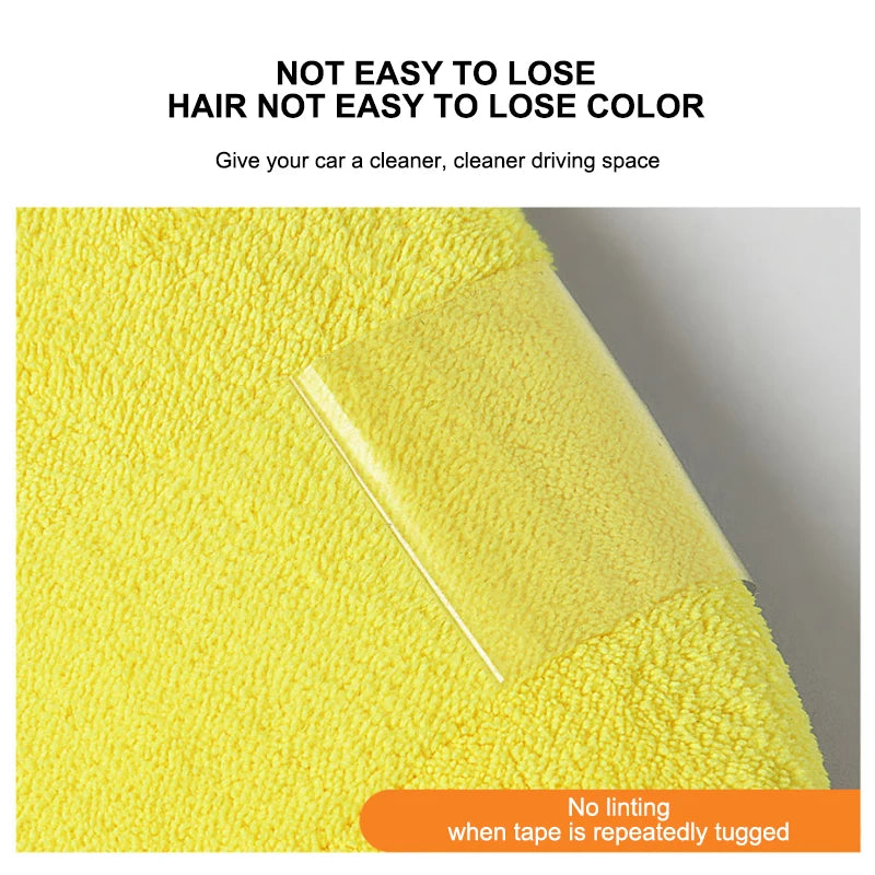 SEAMETAL 1/3/5pcs Microfiber Car Wash Gloves Double Sided Coral Fleece Car Polishing Washing Mitt Gloves for Car Home Cleaning