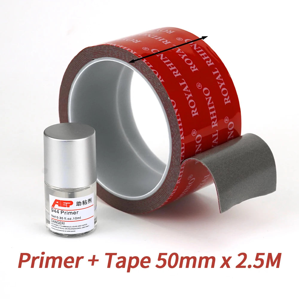 ADHESION PROMOTER + DOUBLE SIDED TAPE = BEST BUDDIES EVER 944 Primer Acrylic Foam Tape Increase Viscosity 80%
