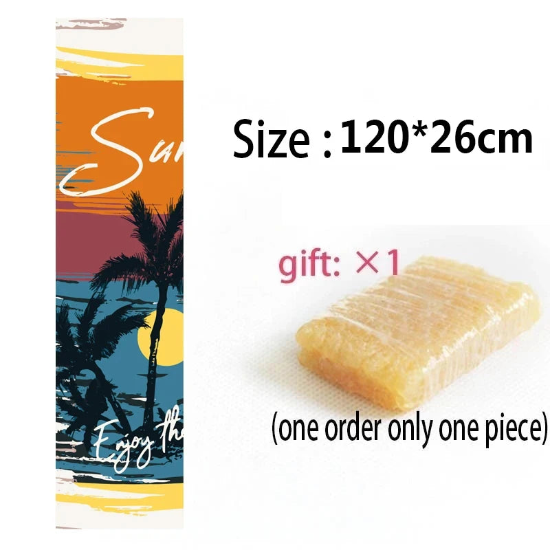 120cm Dancing Longboard Griptapes Long Board Grip Tape Skateboard Griptapes Anti-Slid Sandpaper Colorful Graphic Deck Protective