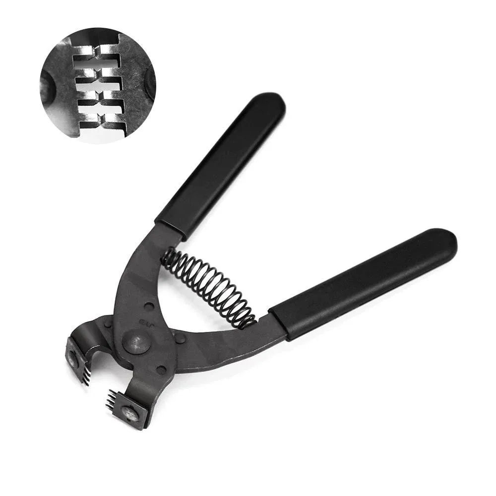 Pricking Iron 4mm Hole Punch Pliers Carbon Steel Universal Rhombus Leather Hand Pliers Multifunctional Spacing 2/4 Teeth