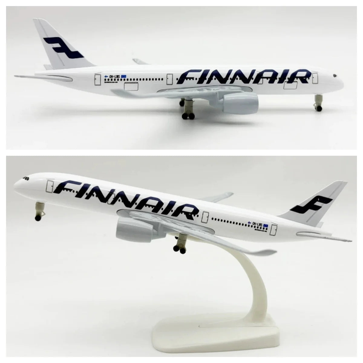 Toy Airplane Airbus 20CM Alloy Aircraft Model A350 Finnair Airplane Model Gift For Friends Toy plane For Children