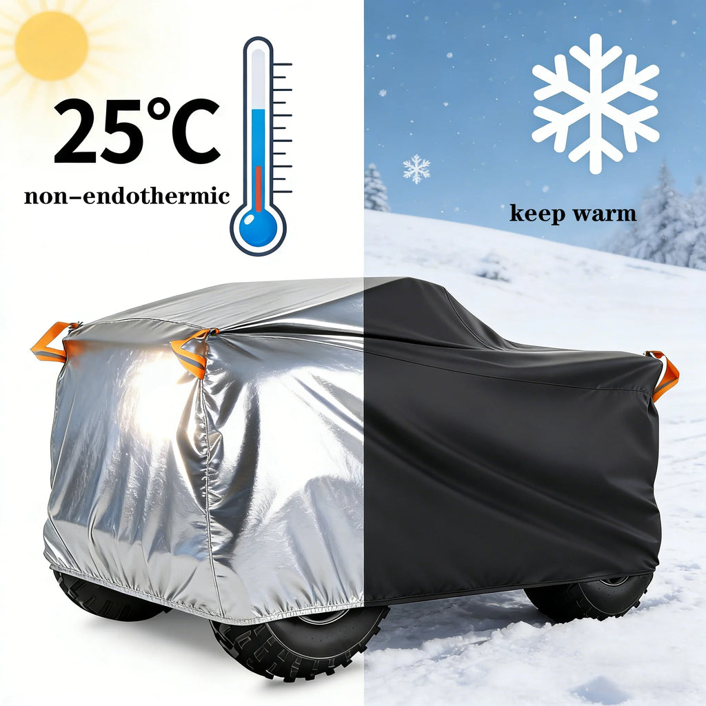 190T Universal Quad Bike ATV Cover Waterproof Dust UV Protector for Motorcycle Scooter Kart Motorbike for Polaris Honda Yamaha