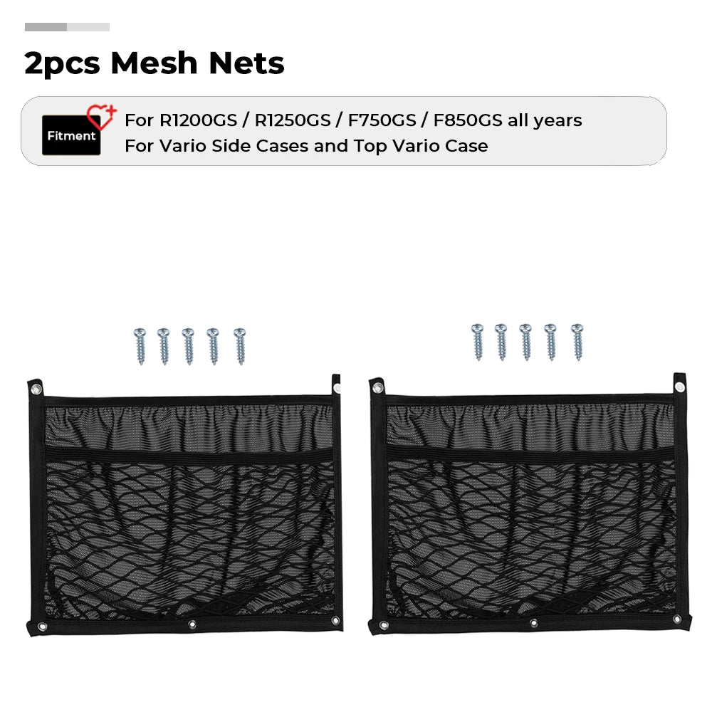 Storage Organizer Cargo Mesh Net For BMW Vario Cases Panniers For BMW R1200G R1250GS F650GS F700GS F750GS F800GS R850GS R1200G