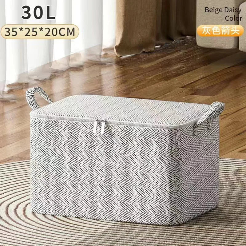 1/2 pcs Household Clothing Storage Bag Non-woven Material, Closet Wardrobe Organizer Can Be Used For Home organization and stora