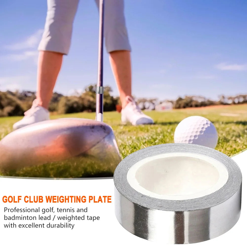 1 Roll Professional Lead Weights Golf Lead Tape Weight Self-Adhesion Putter Wedge Clubs Head Tapes for Putter Racket