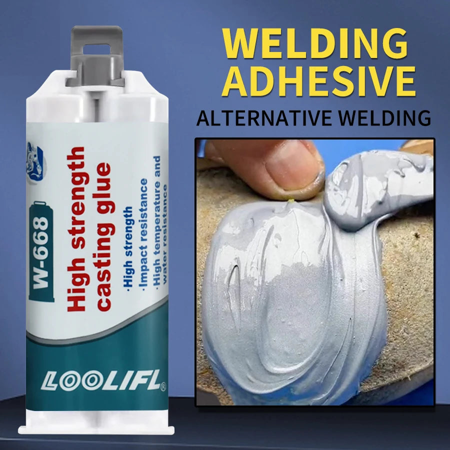 Metal Repair Glue,1.76 Oz Waterproof Epoxy Casting Adhesive, The Strongest Welding and Liquid Filler for Metals, Stainless Steel