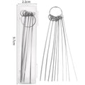 Stainless Steel Needle Shower Head Cleaning Brushes Set Suitable For Multi Size Shower Heads Bathroom Accessory Cleaning Tools