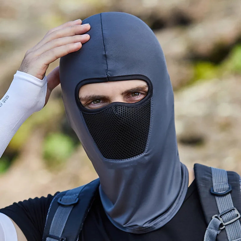 Summer Cycling Ear Protection Outdoor Sports Climbing Camping Windproof Balaclava Motorcycle Face Mask Neck Brace Scarf Cap