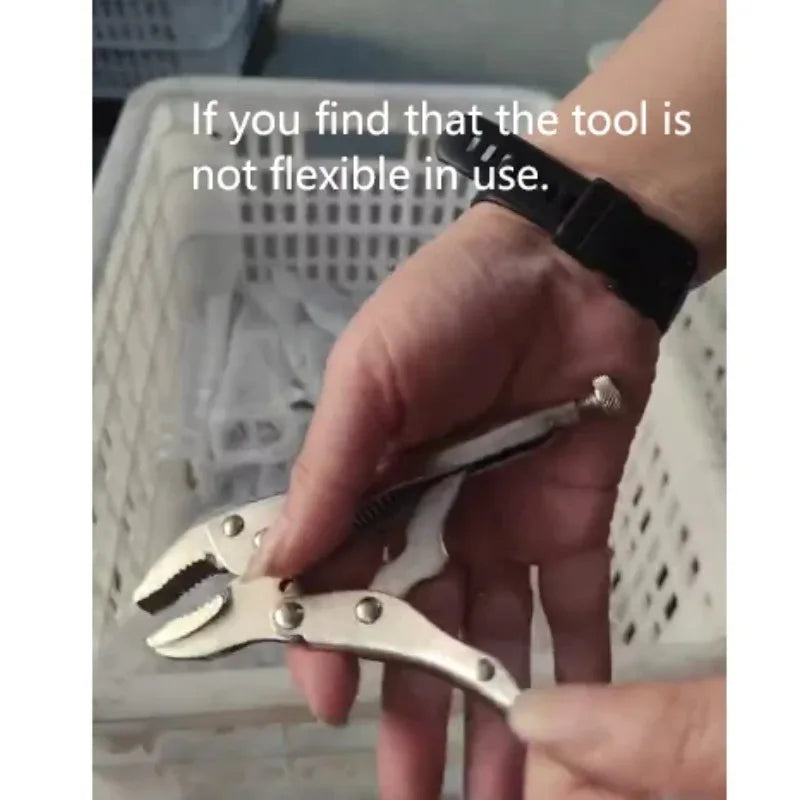 6 inch Heavy Duty Locking Pliers Adjustable Metal Face Clamp Multifunctional Pressure Pliers for Woodworking Welding Repairs