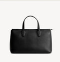 The Row Marcel Luxury Leather Briefcase, Minimalist Handbag with Premium Texture & Elegant High-End Look