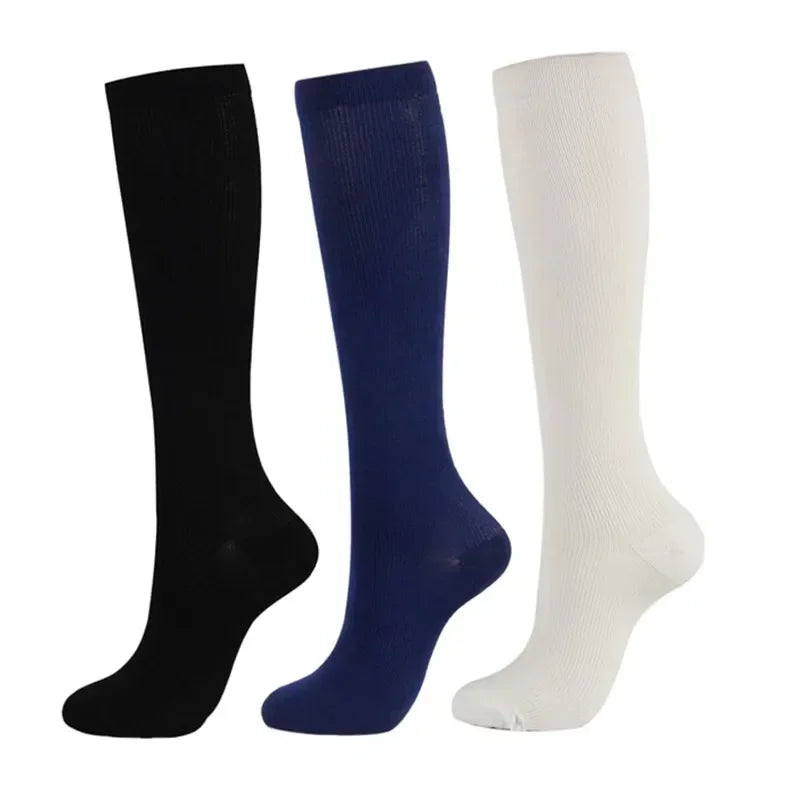 Compression Socks Running Football Sports Medical Nursing Socks for Flight Travel Pregnancy Edema Diabetes Varicose Veins Socks