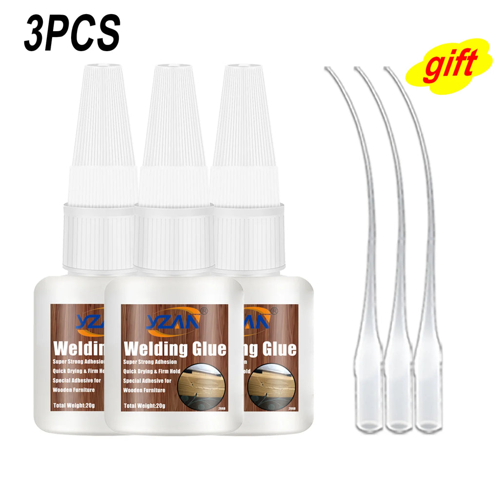 Universal Wood Adhesive Strong Bond Quick Dry Waterproof Invisible Repair for Wood Furniture Repair Woodworking DIY Projects