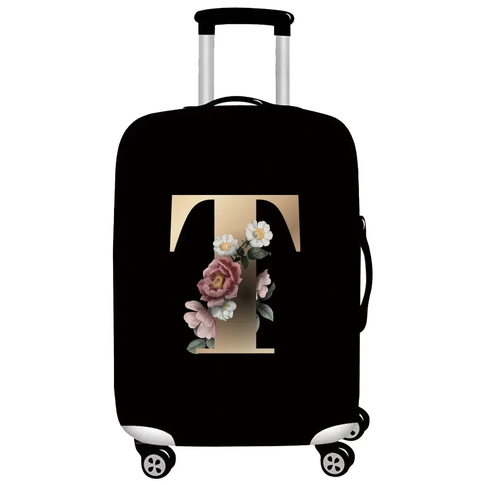 Luggage Protective Cover Travel Accessories Suitcase Dust Wear-resistant Gold Letter Series Protective Case 2026 Fashion