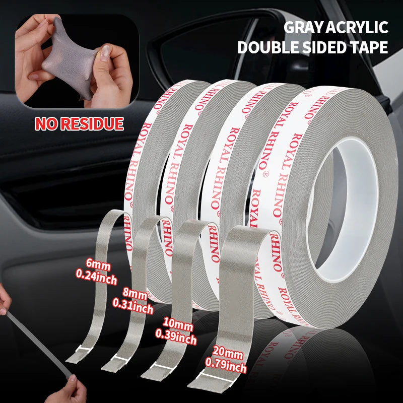 Extra Strong Korean Glue Double Sided Tape Car Special No Residue High Viscosity Heavy Duty Mounting Fixing Sticky Adhesive