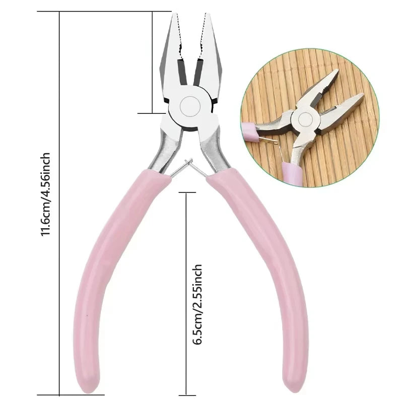 8 Style Jewelry Pliers Tools & Equipment Kit Long Needle Round Nose Cutting Wire Pliers for DIY Jewelry Making Tool Accessories
