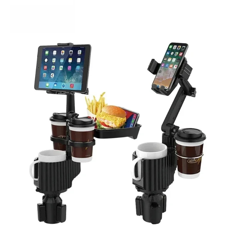 Car Phone Holder Cup Holder Extender Multifunctional Adjustable Drinking Bottle Holder Detachable CarHolder Storage Rack