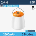 Rechargeable LED Camping Lantern With Hook Waterproof Tent Light Night Emergency Light Portable Outdoor Camping Light