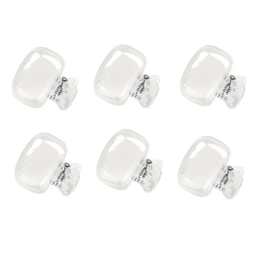 6-Piece Portable Toothbrush Cover with Easy to Open and Close Storage Box, Suitable for Both Home and Travel