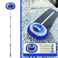 Car Wash Brush Kit, 67'' Long Handle Chenille Microfiber Mop Mitt Scratch-Free Detailing Cleaning Tool for Car RV Truck Boat