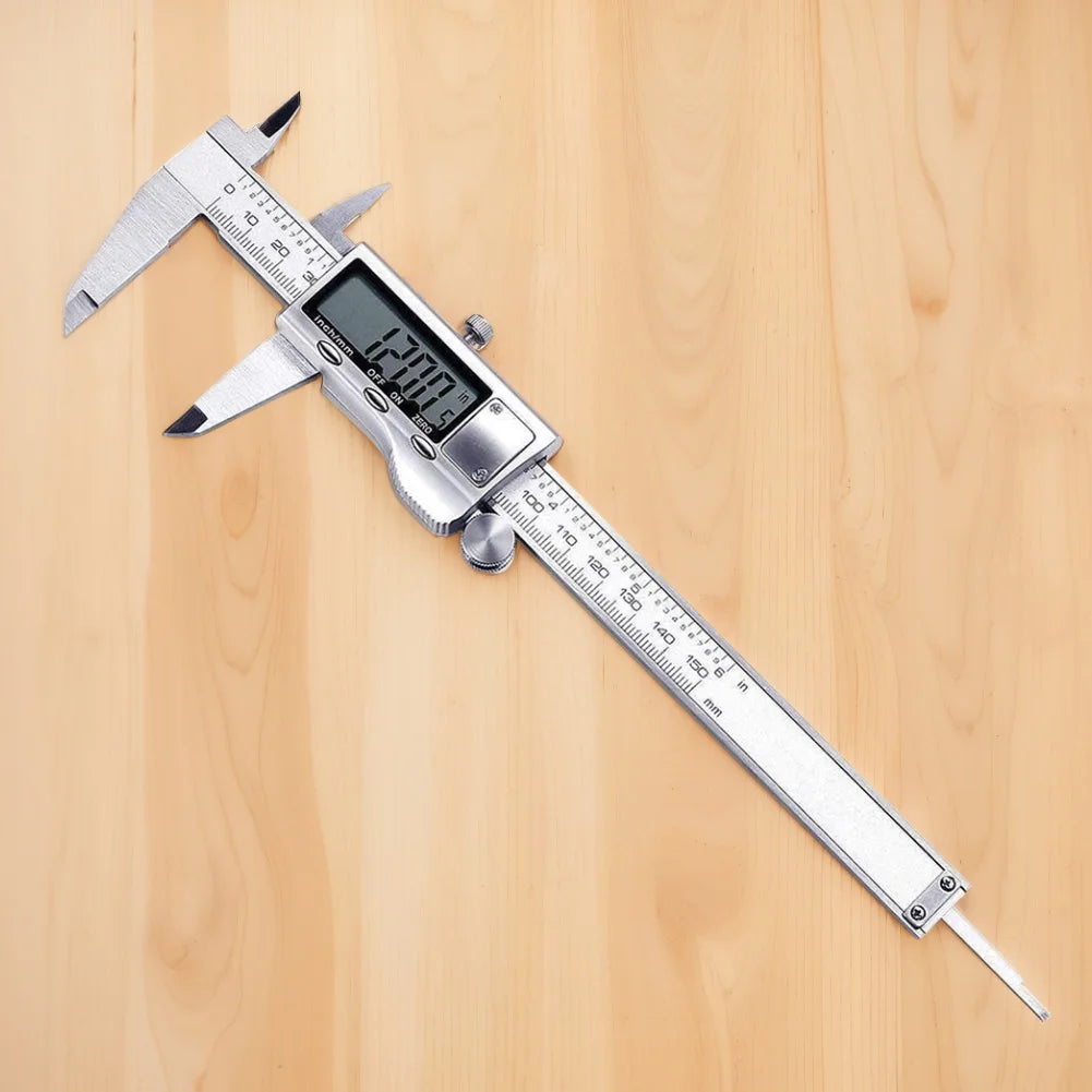 150mm/6Inch Digital Caliper Measuring Tool Digital Micrometer with Large LCD Screen Pachymeter for DIY/Household