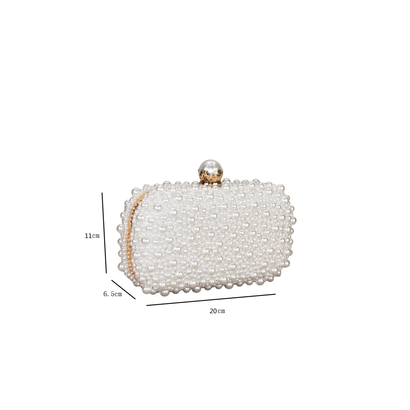 Small bag Purses and handbag luxury Designer Clutch purse handmade Pearl decoration Party Wedding Evening bag Purse banquete bag
