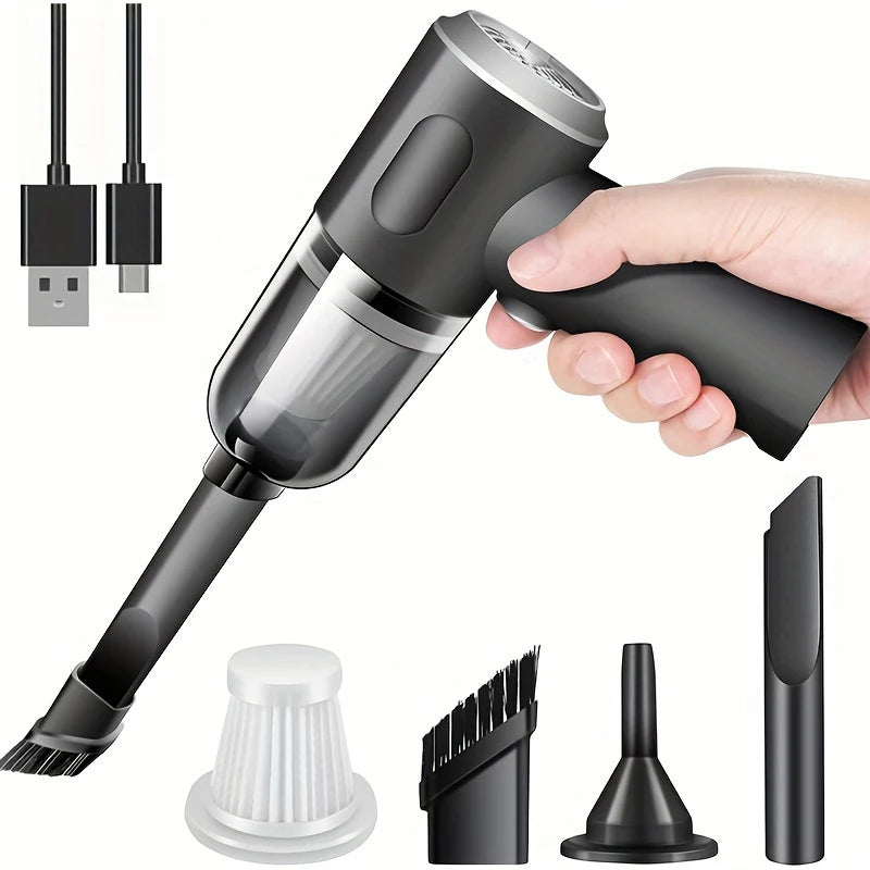 690000Pa Wireless Car Vacuum Portable Quick Charge Wet Dry Dual-Use Cleaner Handheld Vacuum Cleaner for Home Office Car
