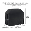 Heavy Duty 420D Oxford Cloth Outdoor Barbecue Cover,Waterproof and Sunscreen Oven Cover,Gas Charcoal Stove Barbecue Grill Cover