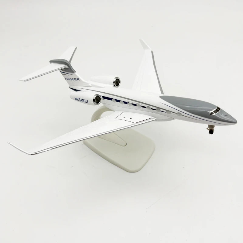 20CM Aircraft Business Jet Gulfstream G650 Aircraft Diecast 1/200 Scale Plane Collectible Miniatures Airplane Diecast Gift